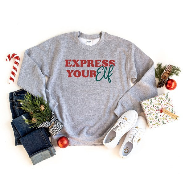 Express Your Elf Graphic Sweatshirt