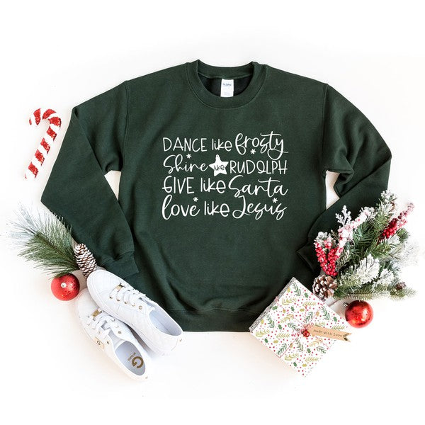 Give Like Santa Graphic Sweatshirt