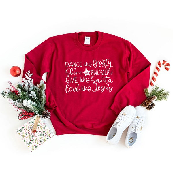 Give Like Santa Graphic Sweatshirt