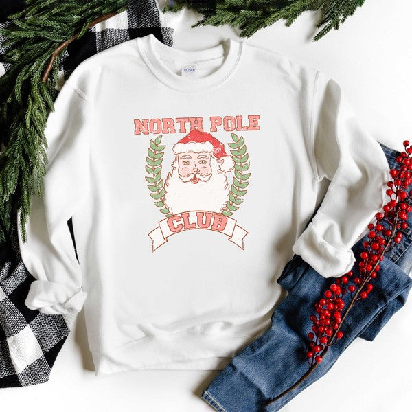 North Pole Club Graphic Sweatshirt