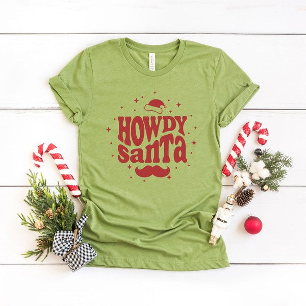 Howdy Santa Short Sleeve Graphic Tee