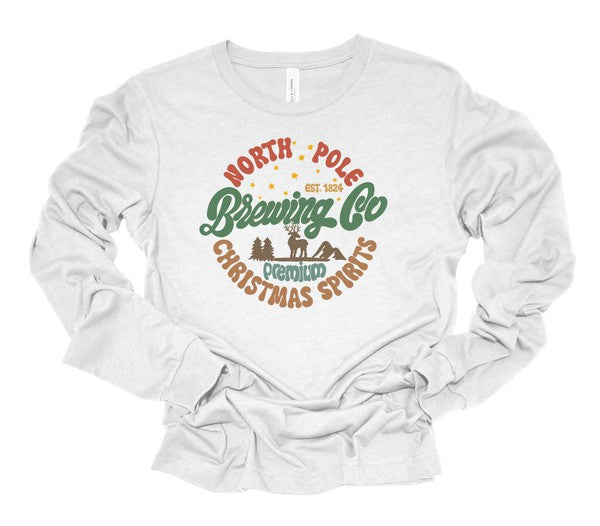 North Pole Brewing Co Premium Spirits LS Tee