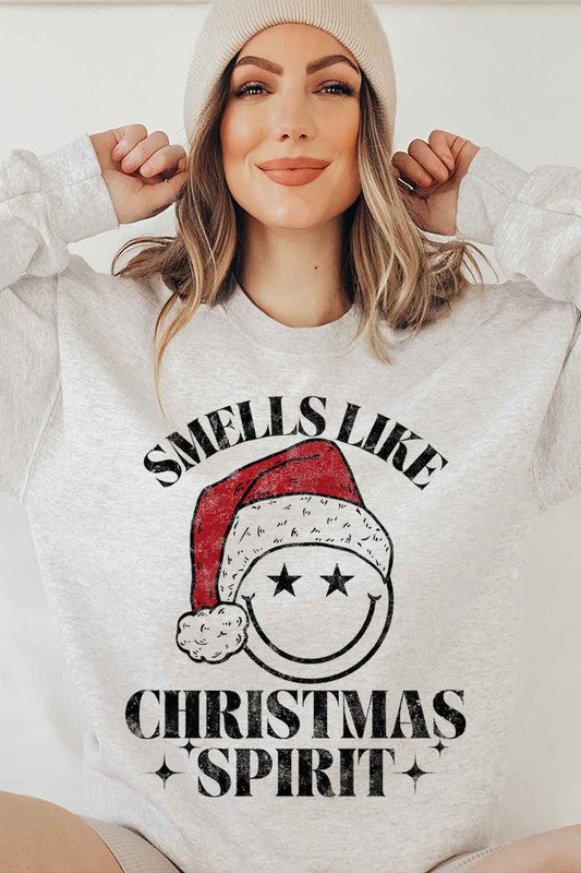 CHRISTMAS SPIRIT GRAPHIC SWEATSHIRT