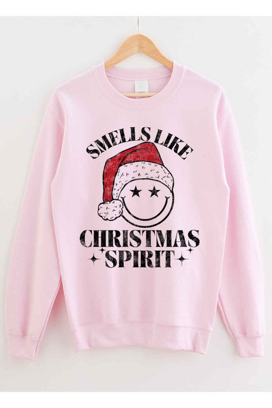 CHRISTMAS SPIRIT GRAPHIC SWEATSHIRT