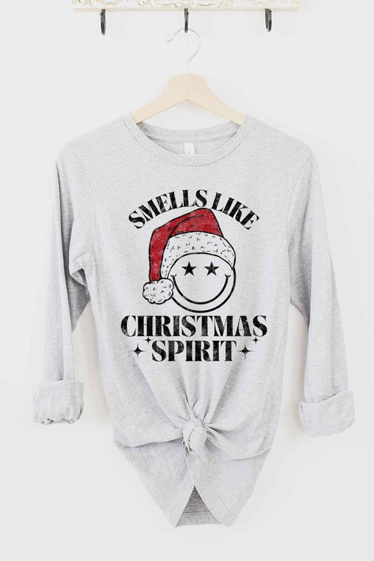 CHRISTMAS SPIRIT LONG SLEEVE TEE