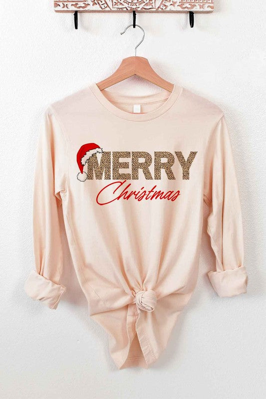 MERRY CHRISTMAS LONG SLEEVE TEE