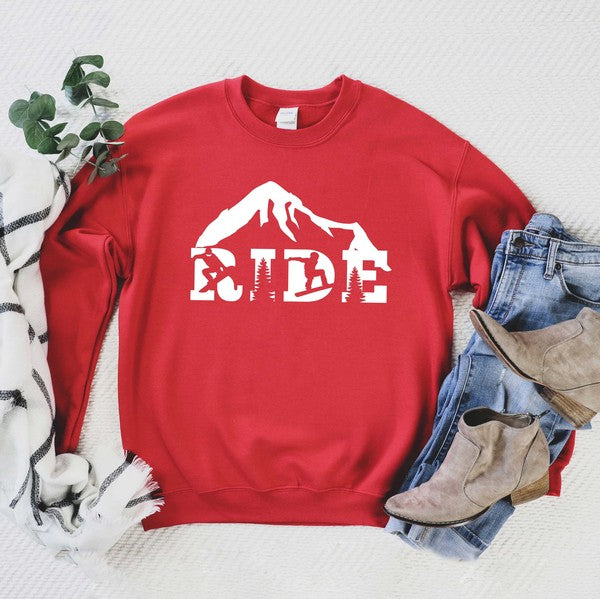 Ride Snowboard Graphic Sweatshirt