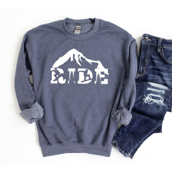 Ride Snowboard Graphic Sweatshirt