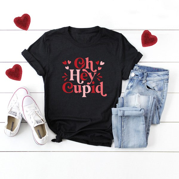 Oh Hey Cupid Short Sleeve Graphic Tee