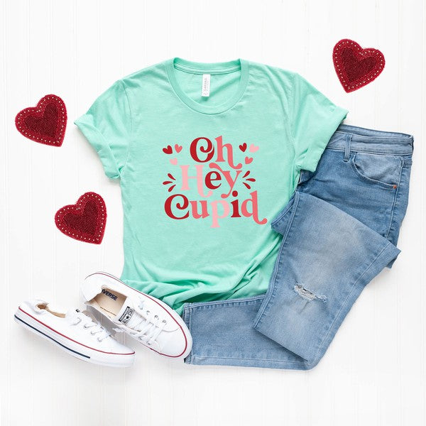 Oh Hey Cupid Short Sleeve Graphic Tee