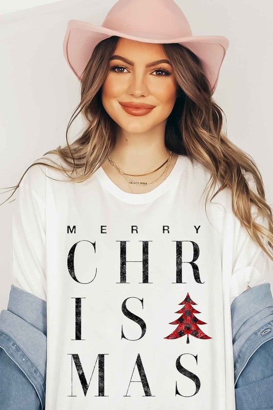 MERRY CHRISTMAS GRAPHIC T-SHIRT