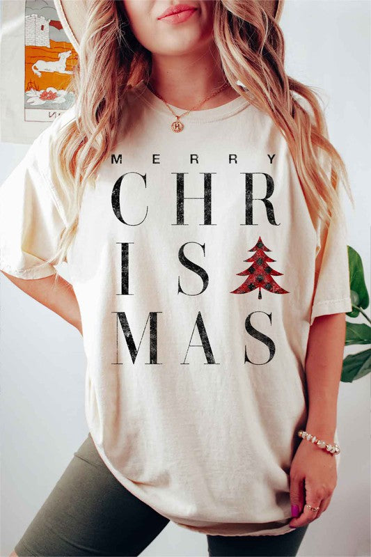 MERRY CHRISTMAS GRAPHIC T-SHIRT