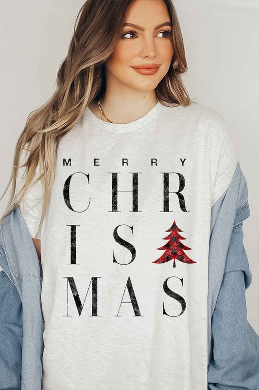 MERRY CHRISTMAS T-SHIRT PLUS SIZE