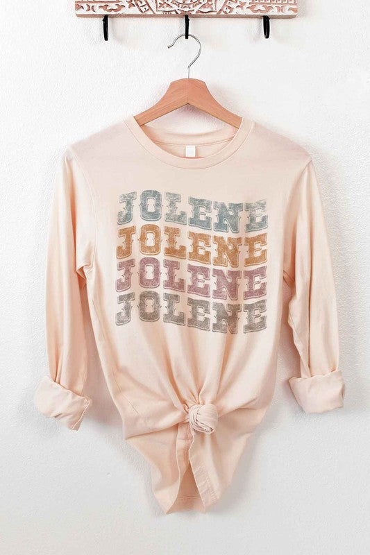 JOLENE WESTERN DOLLY LONG SLEEVE TEE