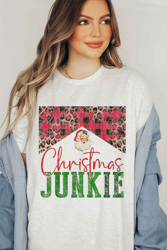 CHRISTMAS JUNKIE GRAPHIC Tee T-Shirt / T-SHIRT