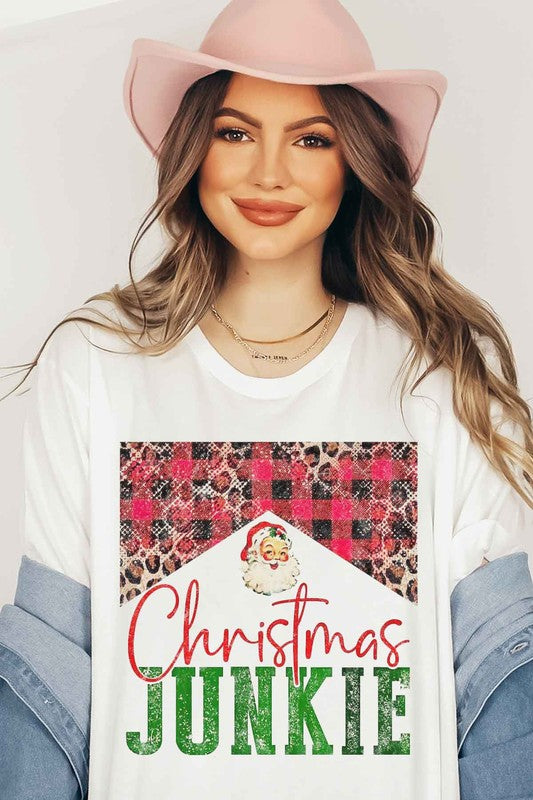 CHRISTMAS JUNKIE GRAPHIC Tee T-Shirt / T-SHIRT