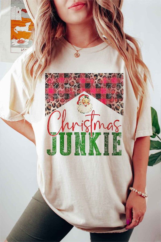 CHRISTMAS JUNKIE GRAPHIC Tee T-Shirt / T-SHIRT