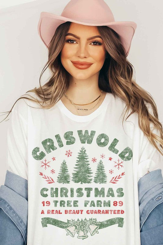 CHRISTMAS TREE FARM GRAPHIC Tee T-Shirt / T-SHIRT