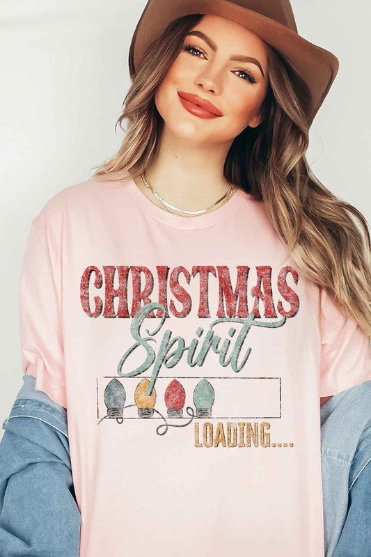 LOADING CHRISTMAS SPIRIT GRAPHIC Tee T-Shirt / T-SHIRT