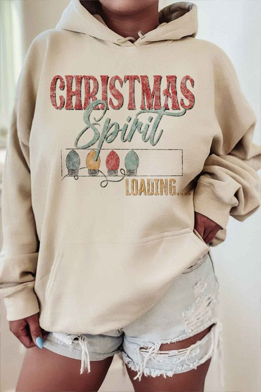 LOADING CHRISTMAS SPIRIT HOODIE PLUS SIZE