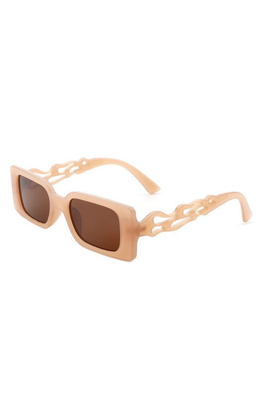 Rectangle Retro Irregular Square Sunglasses