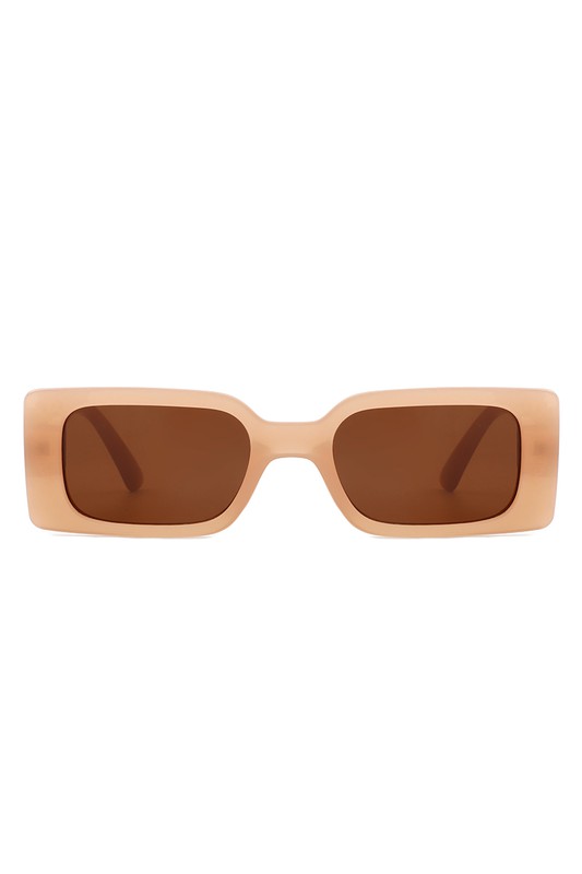 Rectangle Retro Irregular Square Sunglasses