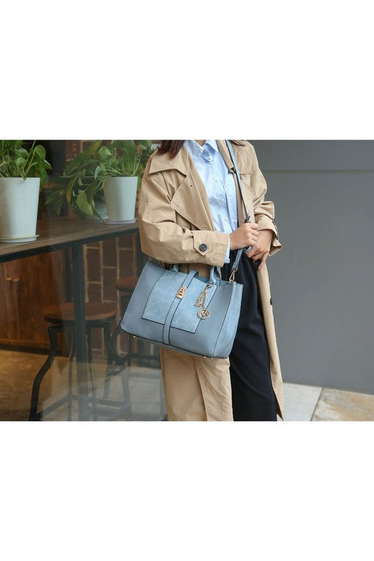 MKF Collection Yola Satchel Bag with Wallet By Mia