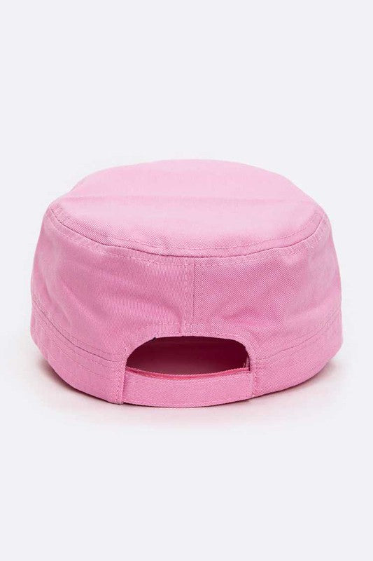 Pink Ribbon Cotton Cadet Cap