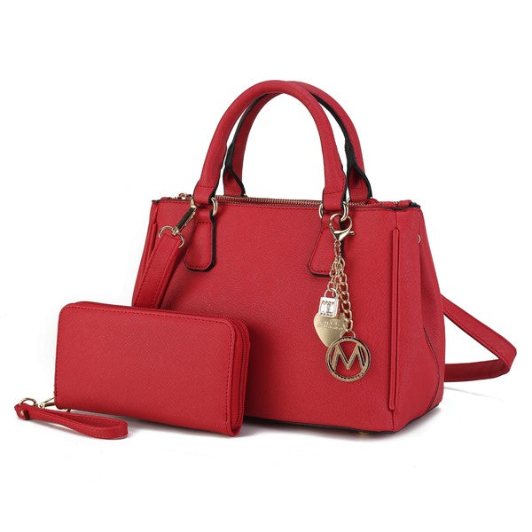 MKF Collection Ruth Satchel Bag with Wallet by Mia