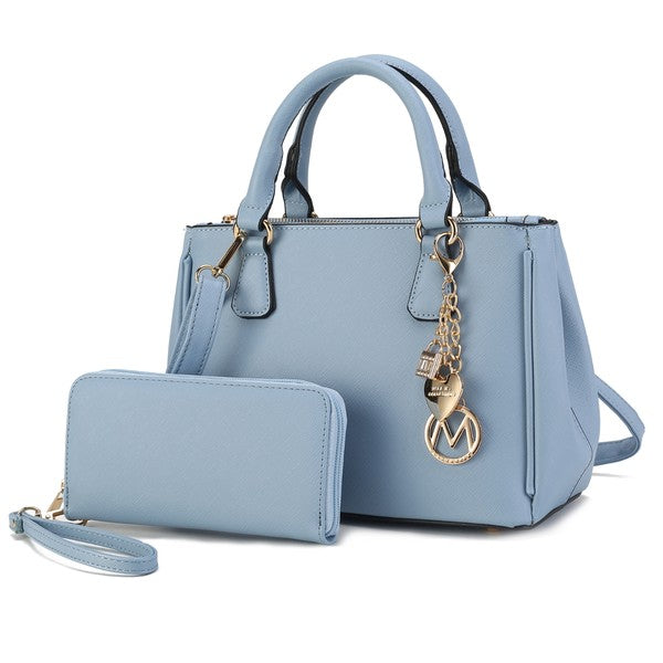 MKF Collection Ruth Satchel Bag with Wallet by Mia