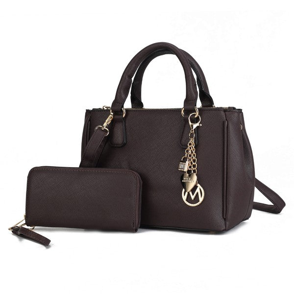 MKF Collection Ruth Satchel Bag with Wallet by Mia