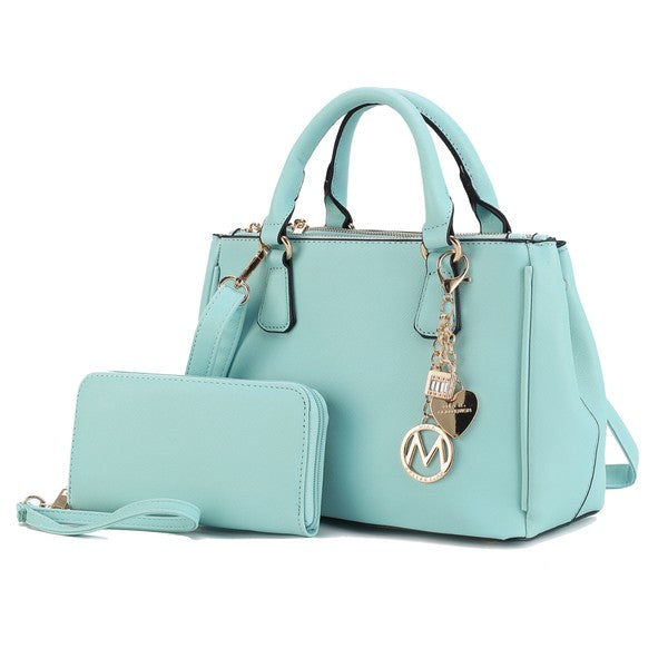 MKF Collection Ruth Satchel Bag with Wallet by Mia