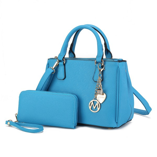 MKF Collection Ruth Satchel Bag with Wallet by Mia