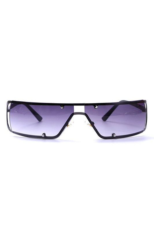 Rectangle Wraparound Square Fashion Sunglasses