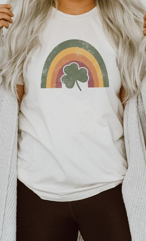 Rainbow Shamrock Graphic Tee