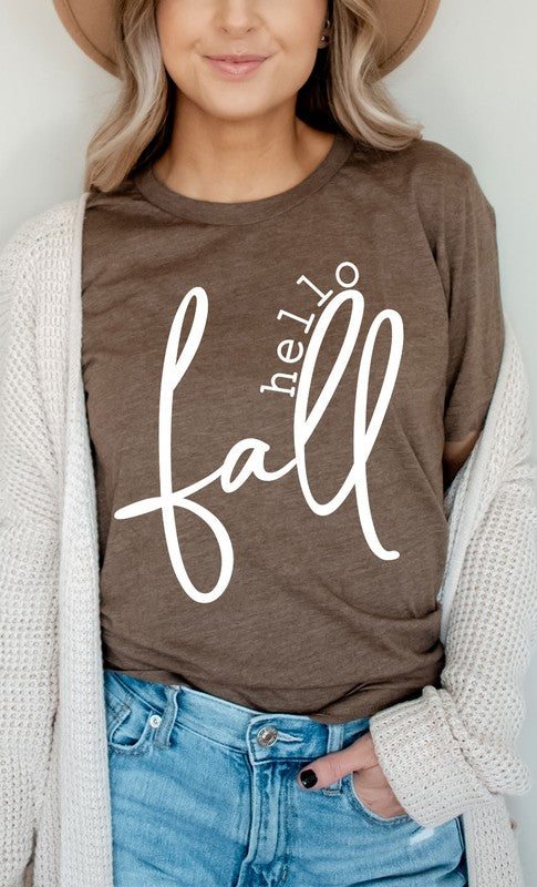 Hello Fall PLUS SIZE Graphic Tee T-Shirt