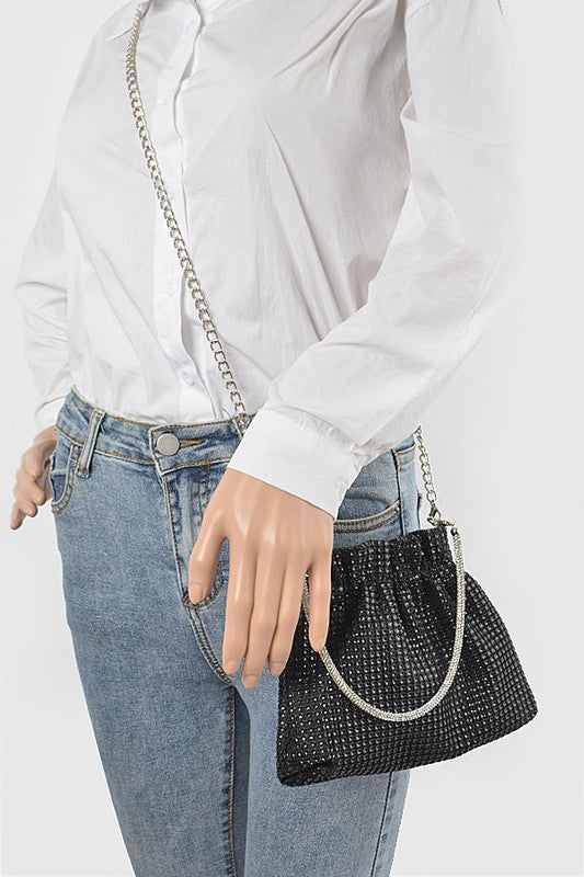 Metallic Crossbody Swing Bag