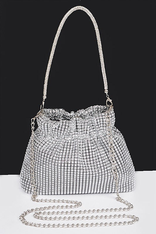 Metallic Crossbody Swing Bag