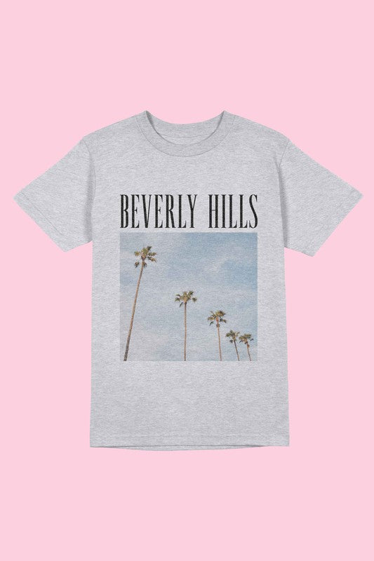 BEVERLY HILLS PHOTOGRAPH Tee T-Shirt PLUS SIZE