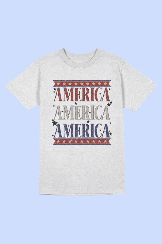 AMERICANA PATRIOTIC Tee T-Shirt PLUS SIZE