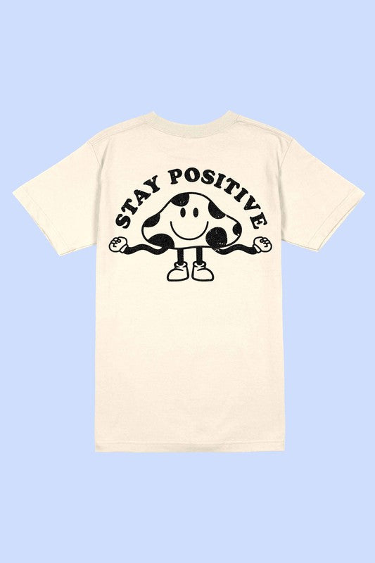 STAY POSITIVE MUSHROOM PLUS SIZE T-Shirt