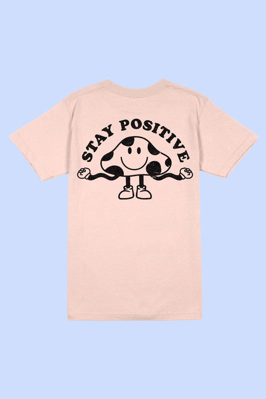 STAY POSITIVE MUSHROOM PLUS SIZE T-Shirt