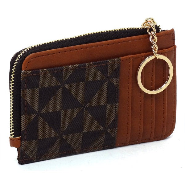 PM Monogram Card Holder Keychain Wallet