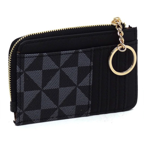 PM Monogram Card Holder Keychain Wallet