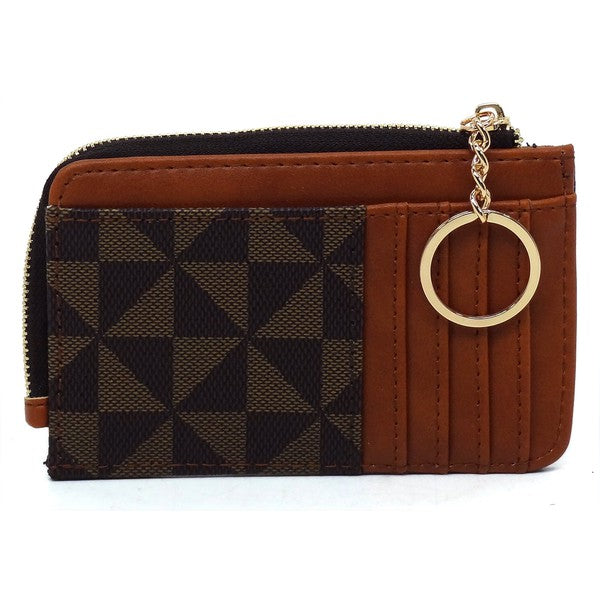 PM Monogram Card Holder Keychain Wallet