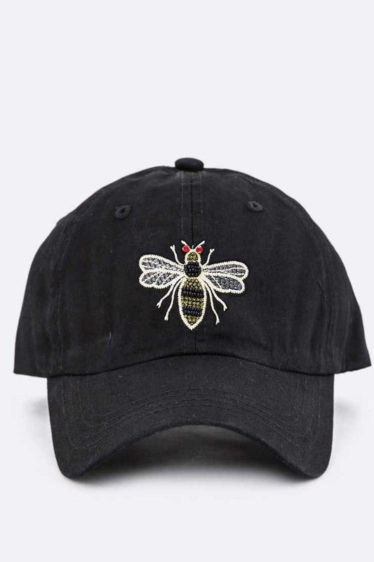 Bee Patch Cotton Washed Cap