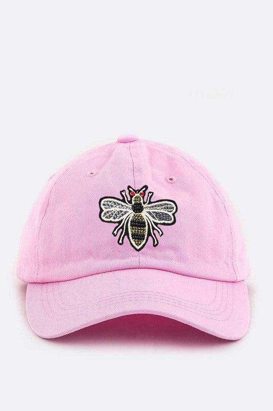 Bee Patch Cotton Washed Cap