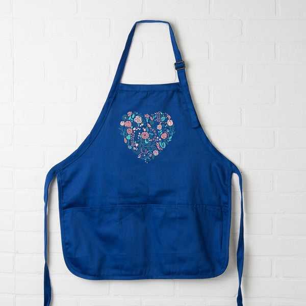 Flower Heart Apron