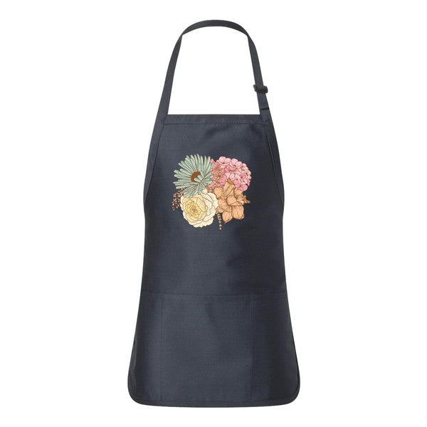 Colorful Flower Bouquet Apron