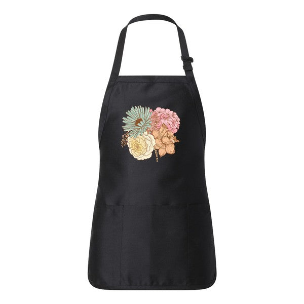 Colorful Flower Bouquet Apron